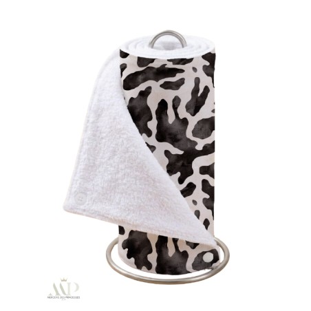 Panneau essuie-tout lavable à coudre – Motif Peau De Vache – Lot de 5, 10 ou 15 feuilles