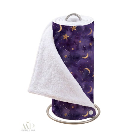 Panneau essuie-tout lavable à coudre – Motif Nuit Etoilée – Lot de 5, 10 ou 15 feuilles