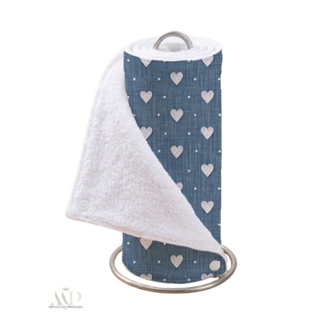Panneau essuie-tout lavable à coudre – Motif Jeans Denin – Lot de 5, 10 ou 15 feuilles
