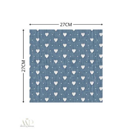 Panneau essuie-tout lavable à coudre – Motif Jeans Denin – Lot de 5, 10 ou 15 feuilles