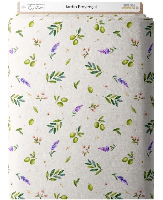 Tissu “Jardin Provençal" –...