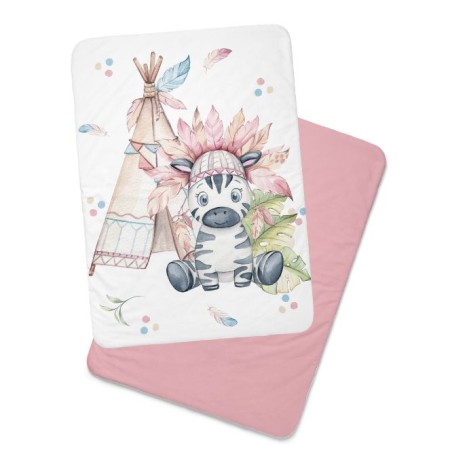 Panneau pour couverture à réaliser soi-même Zèbre Indien - Certifié Oeko-Tex®