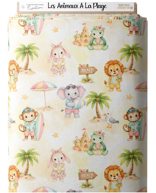 Tissu "Les Animaux A La...