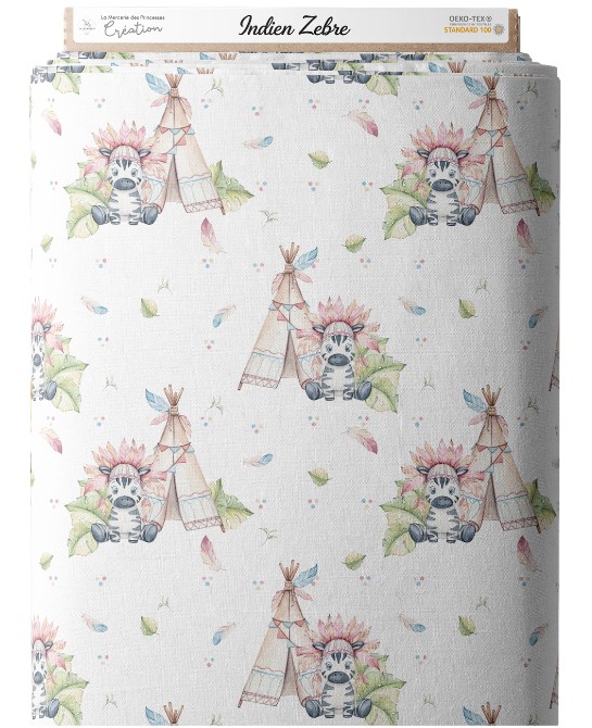 Tissu "Indien Zébre" –...