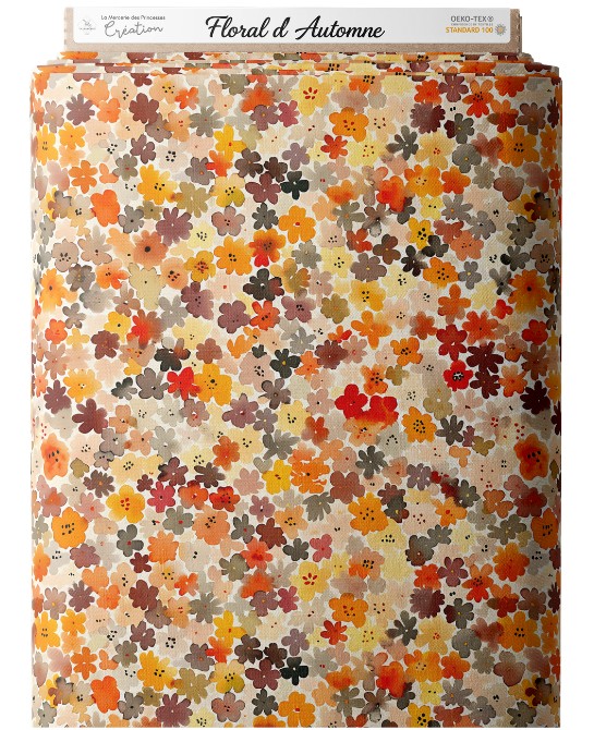 Tissu "Floral D'Automne" –...