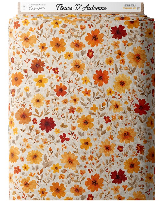 Tissu "Fleurs D'Automne" –...