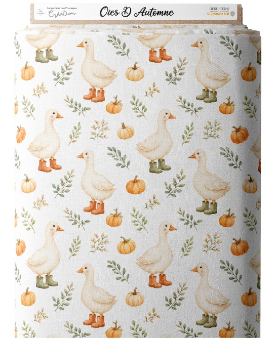 Tissu "Oies D'automne" –...