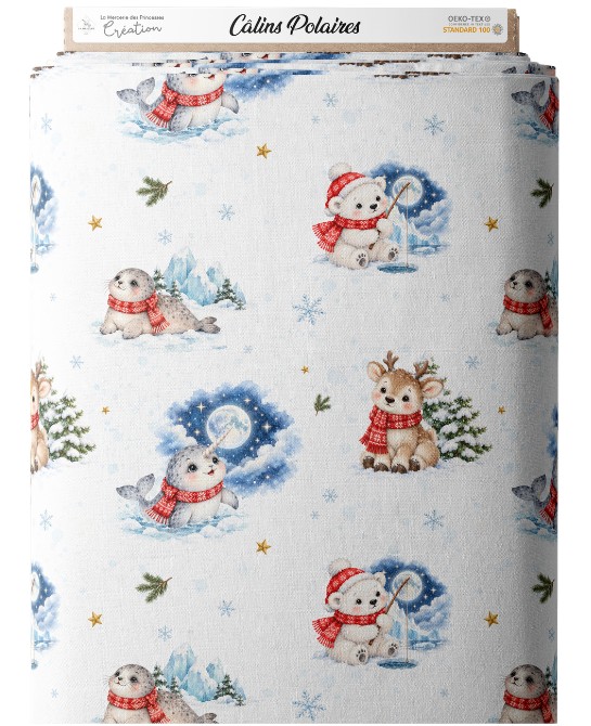 Tissu « Câlins Polaires » –...