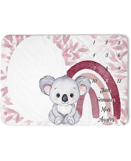 Tapis étape Koala Rose