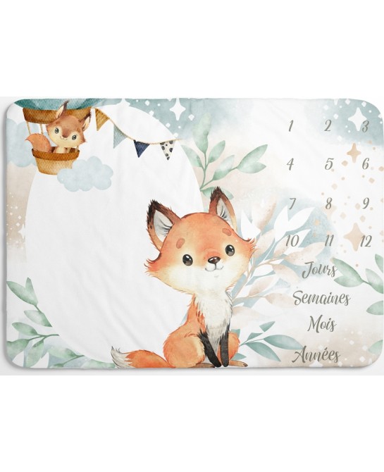 Tapis étape Lovely Fox celadon