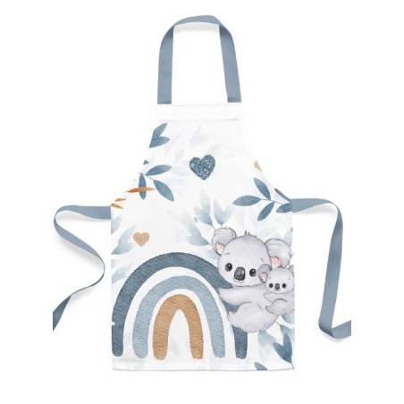 Panneau Tablier Enfant Koala Bleu