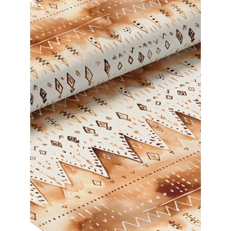 Tissu coton imprimé pour enfants Esprit Tribal  - Certifié Oeko-Tex®