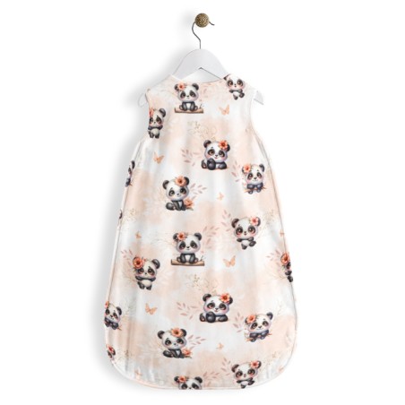 Panneau Gigoteuse Bébé Panda Pastel Pêche