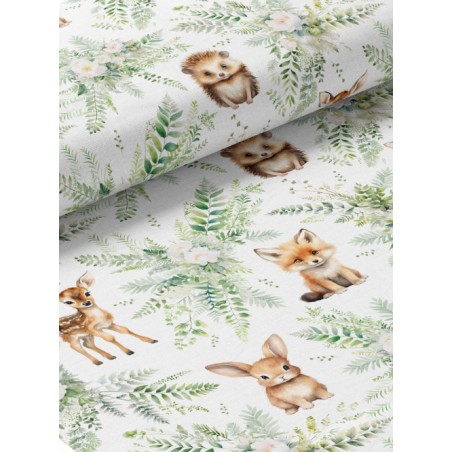 Tissu coton imprimé pour enfants Merveilles De La Forêt - Certifié Oeko-Tex®