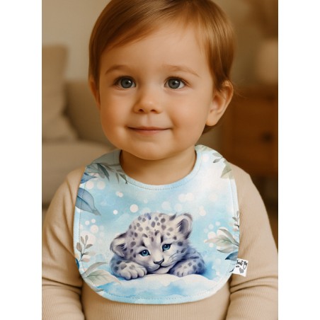 Panneau Bavoir Animaux Arctique – pour Bavoir Bébé 3 à 12 mois – Tissu coton Oeko-Tex® a réaliser soi-même