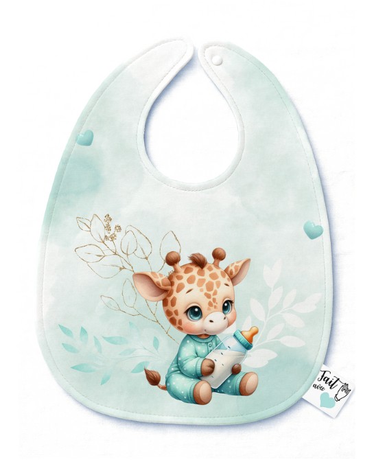 Panneau Bavoir Bébé Girafe...