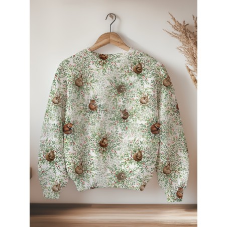 Tissu coton imprimé pour enfants Forêt Endormie - Certifié Oeko-Tex®