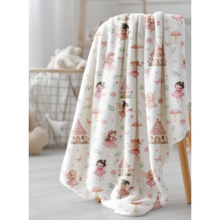 Tissu coton imprimé pour enfants Fairy Garden - Certifié Oeko-Tex®