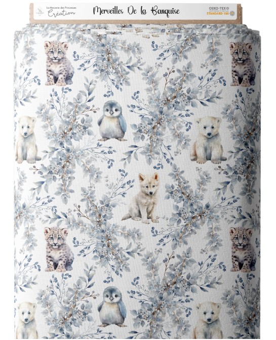 Tissu coton imprimé pour...