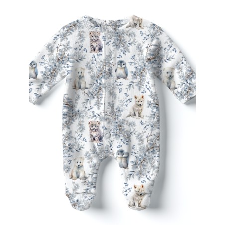 Tissu coton imprimé pour enfants Merveilles De La Banquise - Certifié Oeko-Tex®