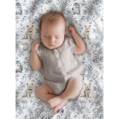Tissu coton imprimé pour enfants Merveilles De La Banquise - Certifié Oeko-Tex®