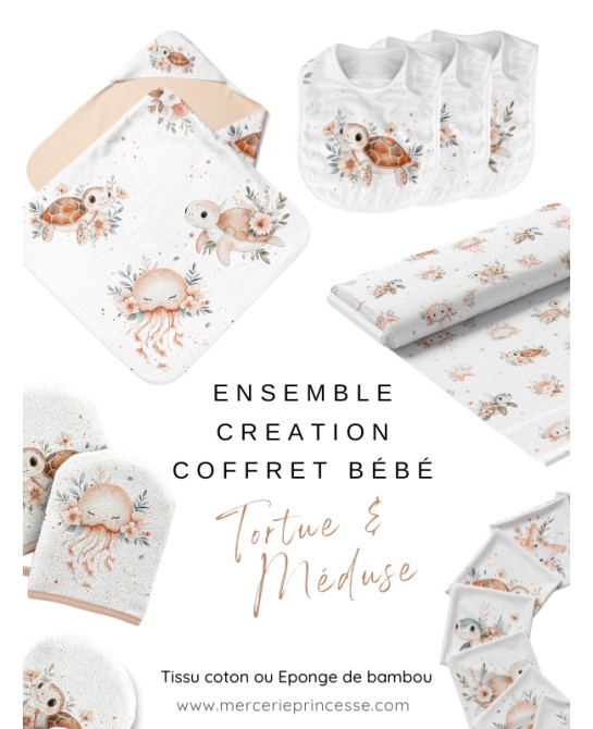 Ensemble Tortue & Méduse...