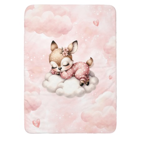 Panneau pour couverture à réaliser soi-même Cloudy Dreams Biche - Certifié Oeko-Tex®