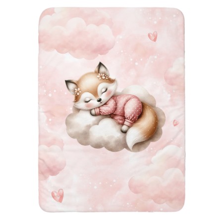Panneau pour couverture à réaliser soi-même Cloudy Dreams Renard - Certifié Oeko-Tex®
