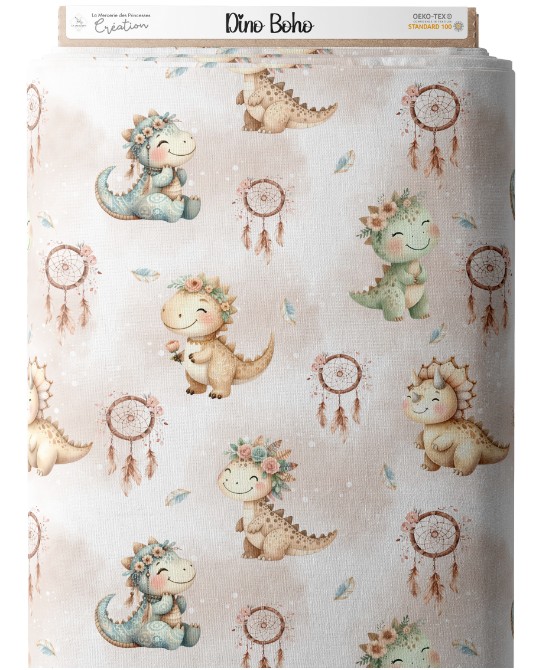 Tissu coton imprimé pour...