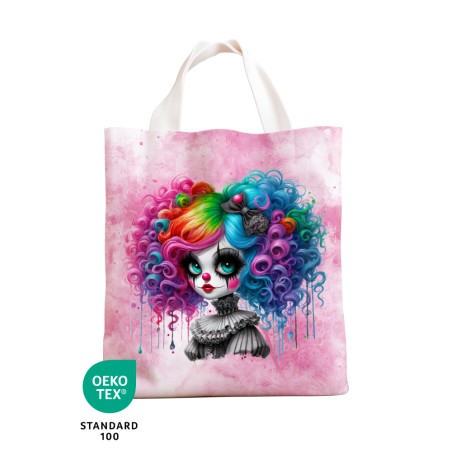 Panneau Sac à Bonbon Clown D'halloween Oeko-Tex®