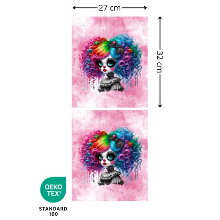 Panneau Sac à Bonbon Clown D'halloween Oeko-Tex®