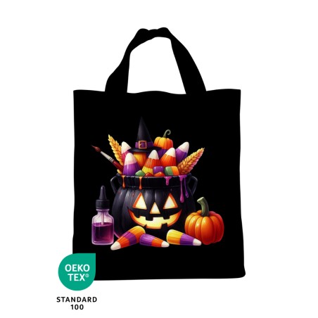 Panneau Sac à Bonbon Citrouille Bonbons D'halloween Oeko-Tex®