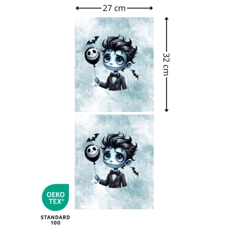 Panneau Sac à Bonbon Mr Jack D'halloween Oeko-Tex®