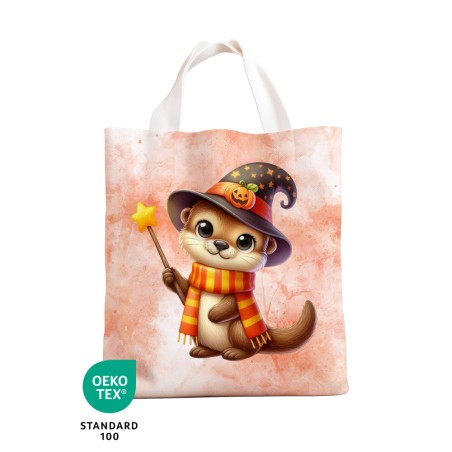 Panneau Sac à Bonbon Loutre D'halloween Oeko-Tex®