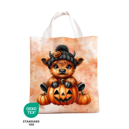 Panneau Sac à Bonbon Highland D'halloween Oeko-Tex®