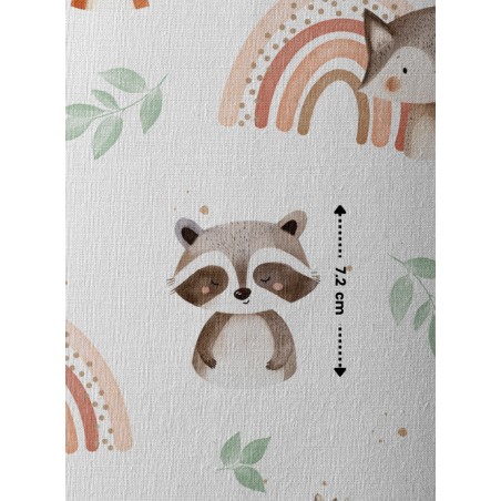 Tissu Woodland et Rainbow enfant Oeko-Tex®