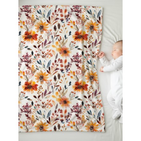 Tissu Fleurs Eclats D'Automne Oeko-Tex®