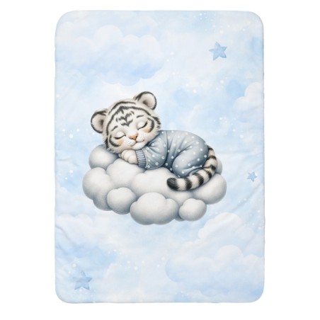 Panneau pour couverture à réaliser soi-même Cloudy Dreams Tigre - Certifié Oeko-Tex®