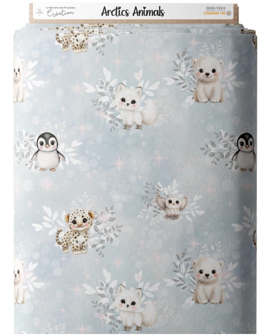 Tissu Arctics Animals motif...