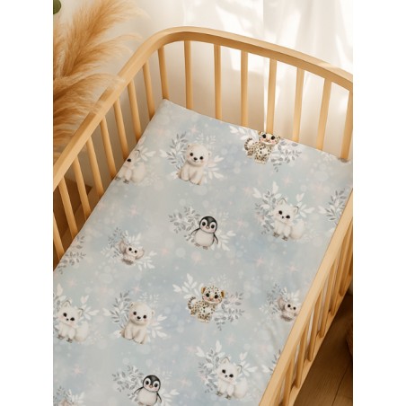 Tissu Arctics Animals motif animaux de la banquise enfant Oeko-Tex®