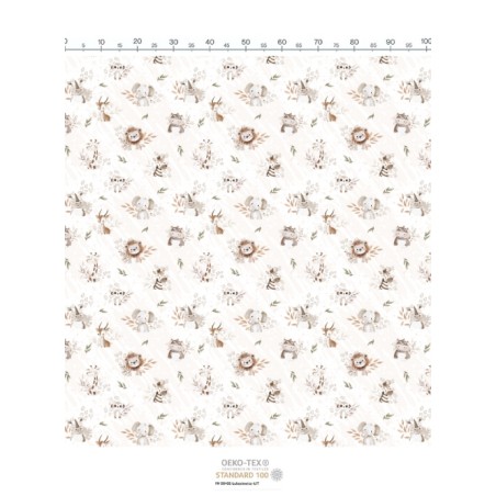 Tissu coton Douceur de la Savane enfant Oeko-Tex®