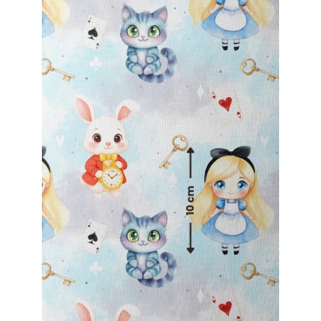 Tissu coton imprimé pour enfants Pays des Rêves - Certifié Oeko-Tex®