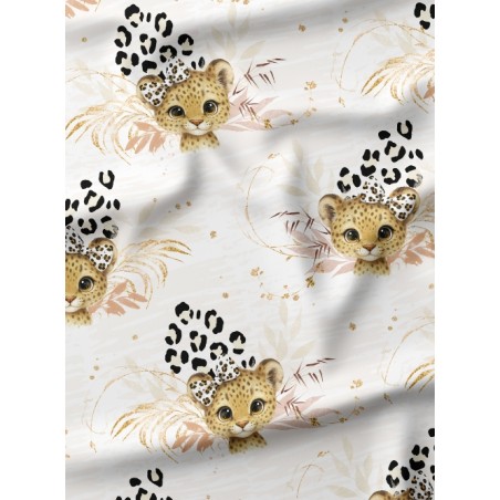 Tissu "Petit Léopard" Oeko-Tex®