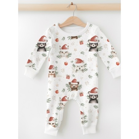 Tissu "Woodland Christmas" Oeko-Tex®