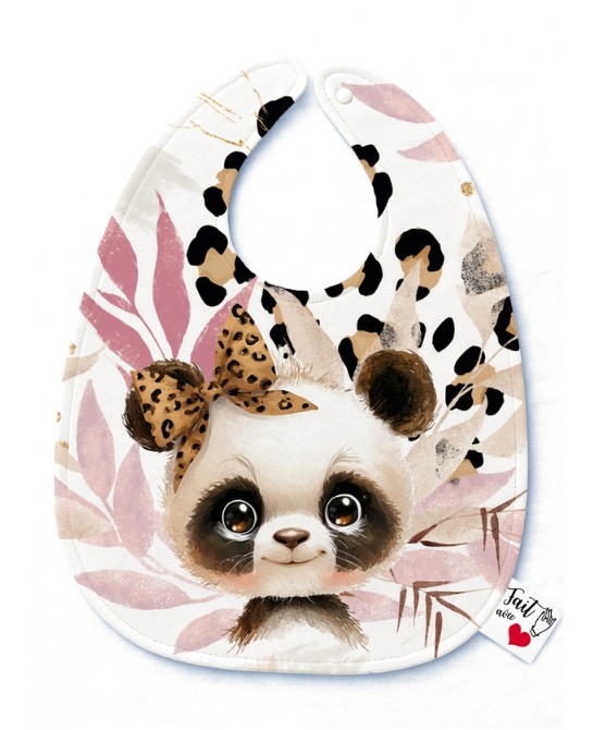 Panneau Bavoir Bébé Panda...