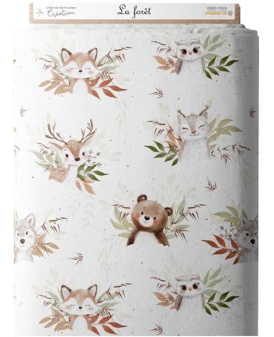 Tissu coton La Forêt –...