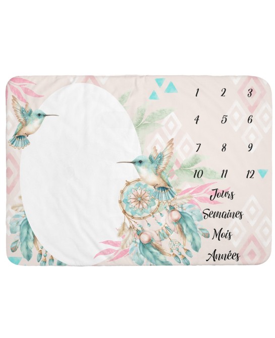Tapis étape Petit Colibri Boho