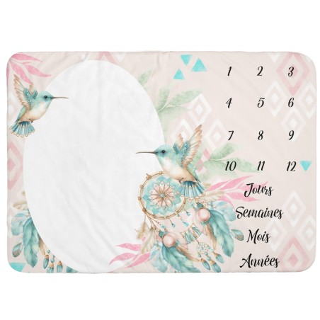 Tapis étape Petit Colibri Boho