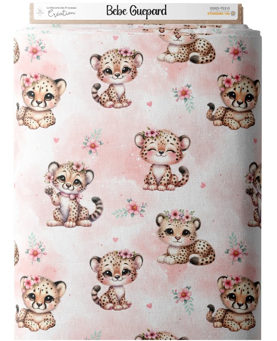 Tissu coton imprimé pour...