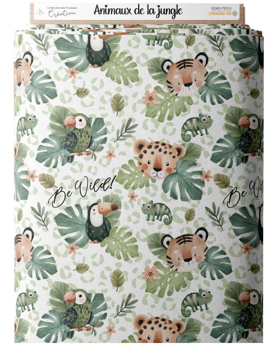 Tissu coton imprimé pour...